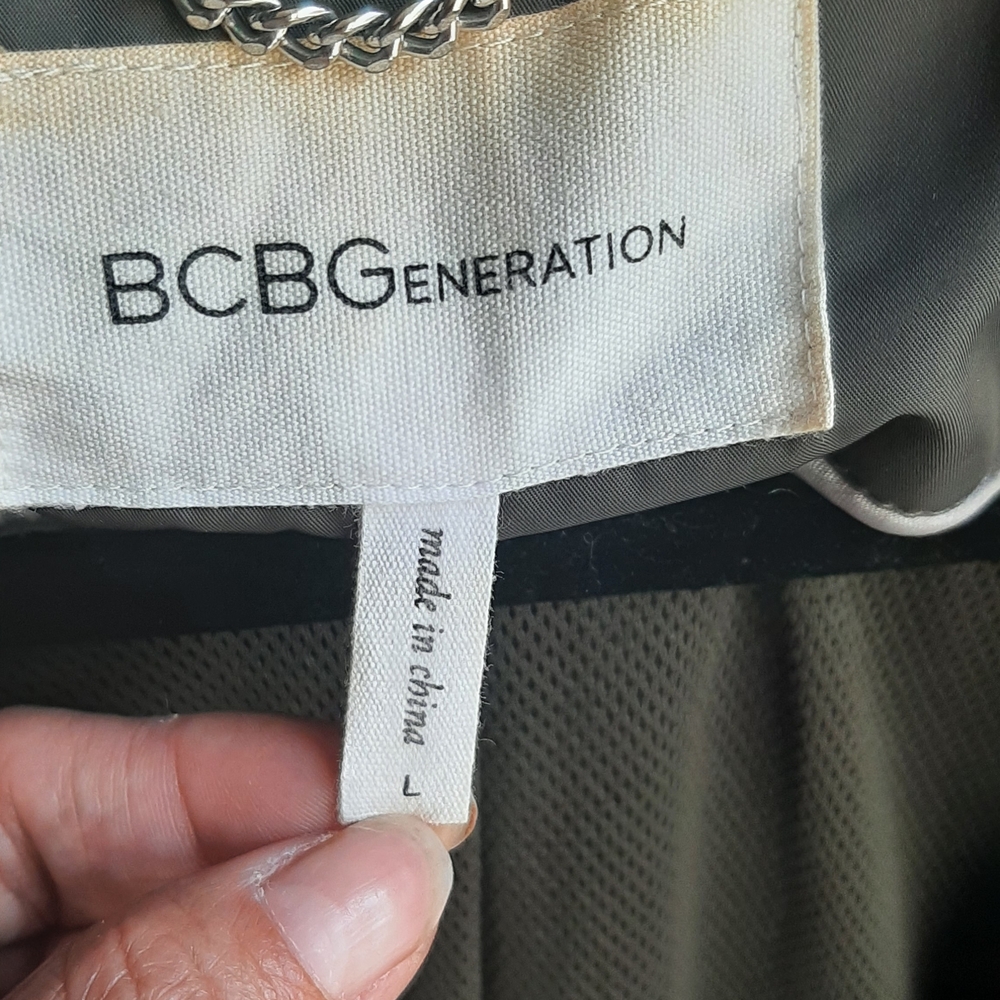 Bcbgeneration Olive Utility Jacket - image 3